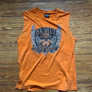 Vintage Harley-Davidson Sleeveless T-Shirt